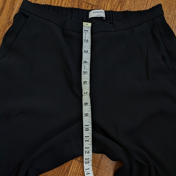 Aritzia Babaton Ray black tailored, wide-leg dress pant, size 8 - Picture 4 of 9